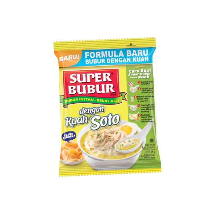 

Ds501Vs Super Bubur Kuah Soto 46 Gr Sv012Ss