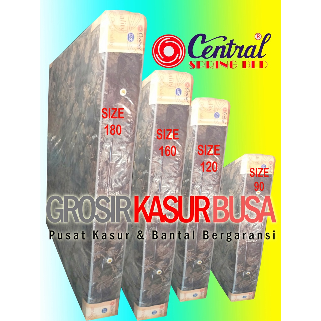 Spring Bed Central / Mattras Only No. 4 (Ukuran 90x200) Khusus Bandung
