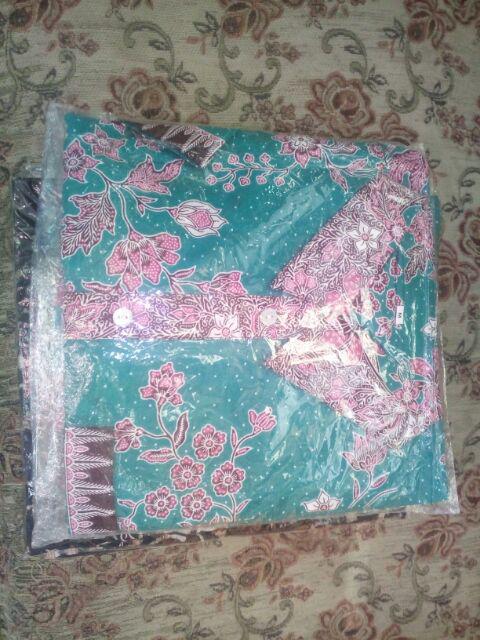 Batik Couple 080 Sarimbit Wanita Brukat Seragam Keluarga Katun Cibulan (harga Terpisah)
