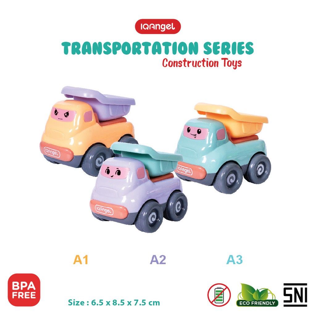 Mainan Anak - IQAngel Transportation Toys Series - Mainan Edukasi Anak