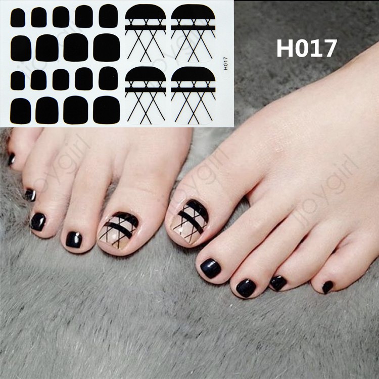 &lt;Jjoygirl&gt;H Nail sticker motif / sticker kuku / stiker kuku / nail stiker glitter / stripes design