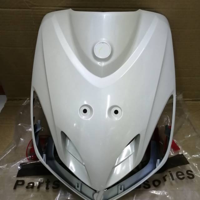 tameng panel depan mio smile 2008 putih orisinil ygp 28df831100ge