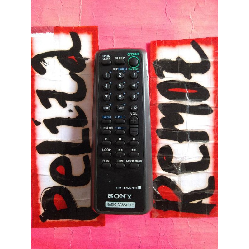 Remote Sony compo tape original terlengkap