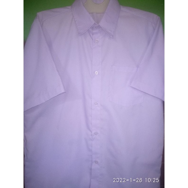 SERAGAM SEKOLAH SD SMP SMA LENGAN PENDEK M L XL XXL XXXL 4XL PUTIH POLOS BAHAN OXFOR HARGA MURAH BISACOD-2