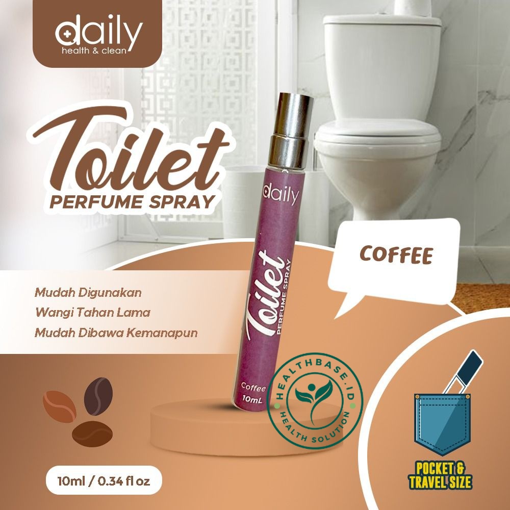 PARFUM TOILET DAILY TOILET PERFUME SPRAY PENGHARUM TOILET MENGHILANGKAN BAU TIDAK SEDAP