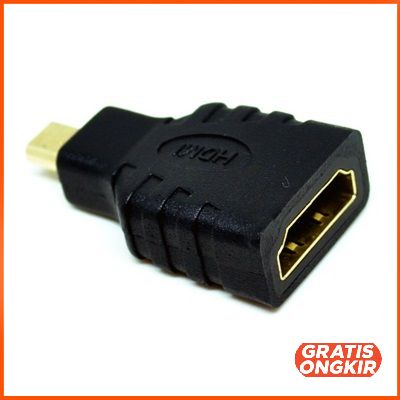 Konverter Micro HDMI Male to HDMI Female Adapter Gold Plated