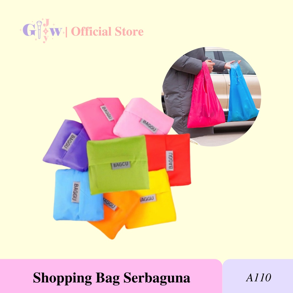 A110 SHOPPING BAG SERBAGUNA tas belanja plastik pelastik kantong bulanan sayur buah daging murah termurah sampah perawatan rumah alat tangga perlengkapan travel size mini