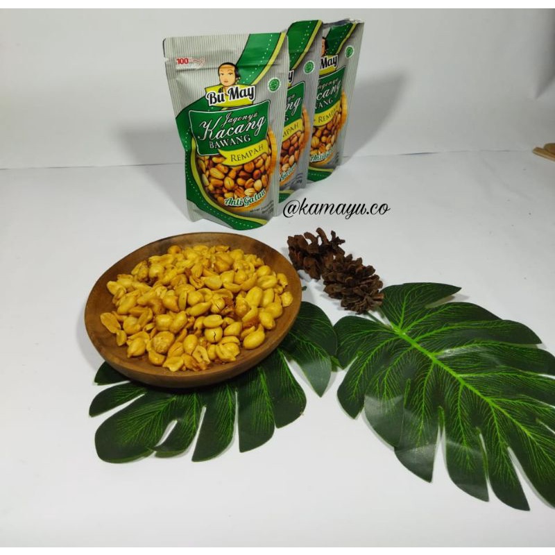 

KAMAYU.CO || KACANG BAWANG REMPAH by Bu May ANTI GALAU 100 gram