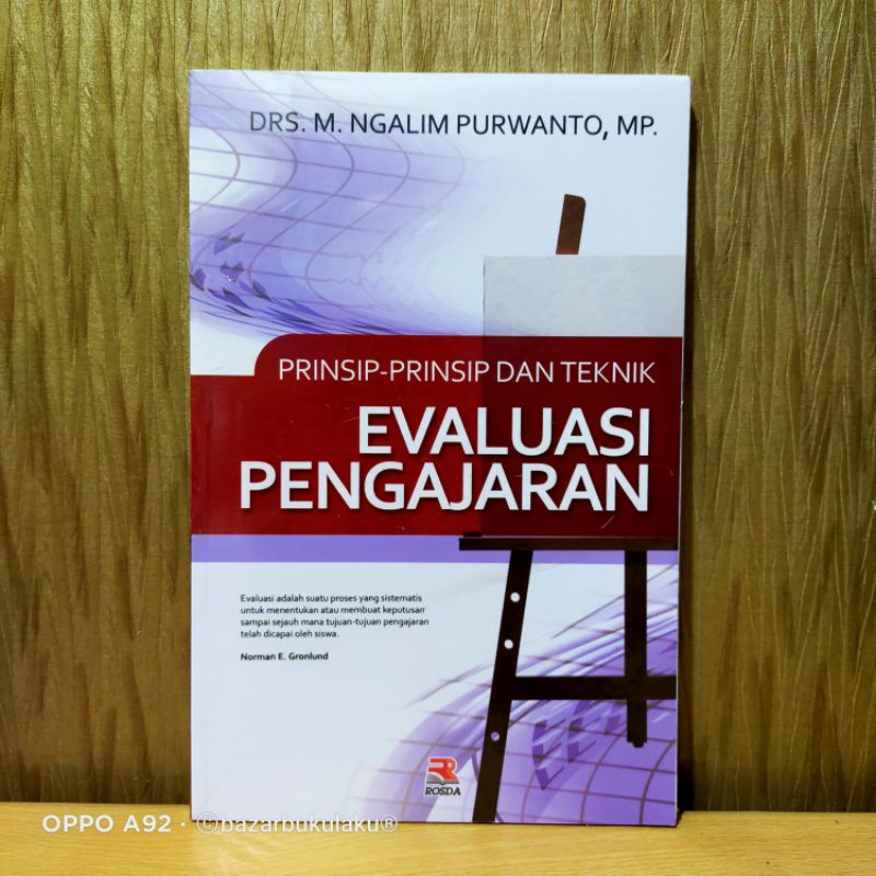 Jual BUKU ORI Rosda - Prinsip-prinsip & Teknik Evaluasi Pengajaran ...