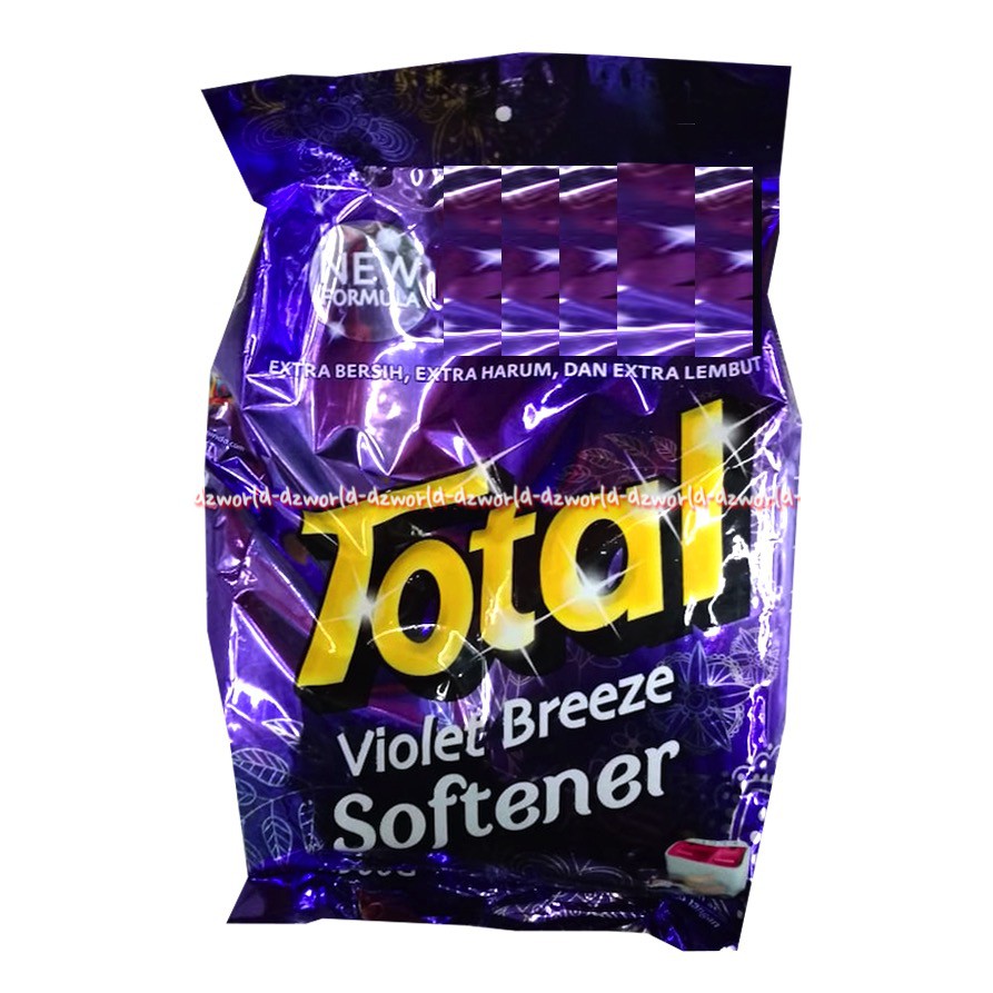 Total Violet Breeze Softener 780gr Detergen Bubuk Sabun Cuci Mesin Cuci Bukaan Atas