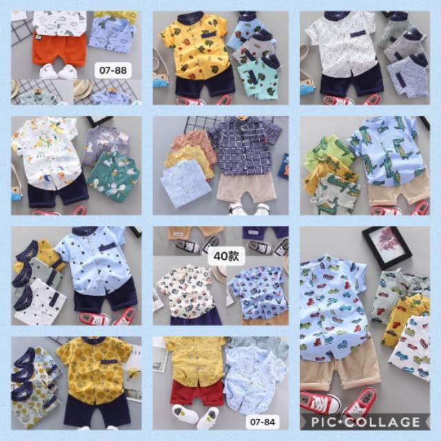 Grosir baju bayi setelan import setelan anak pakaian bayi sz 1-4 th (S-XL) promo open reseller 