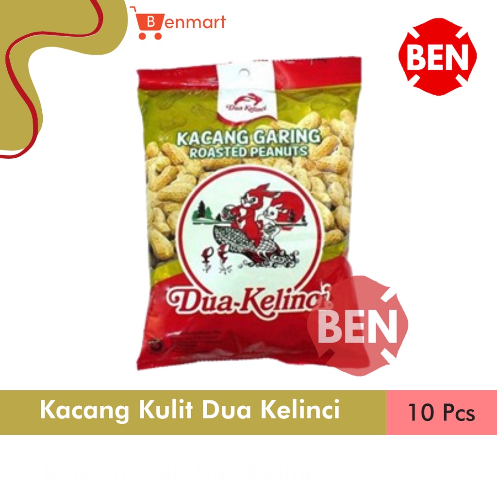 

Kacang Kulit Dua Kelinci 1 Pak Renceng 10 Pcs 18gr 18g 1000 Bungkus