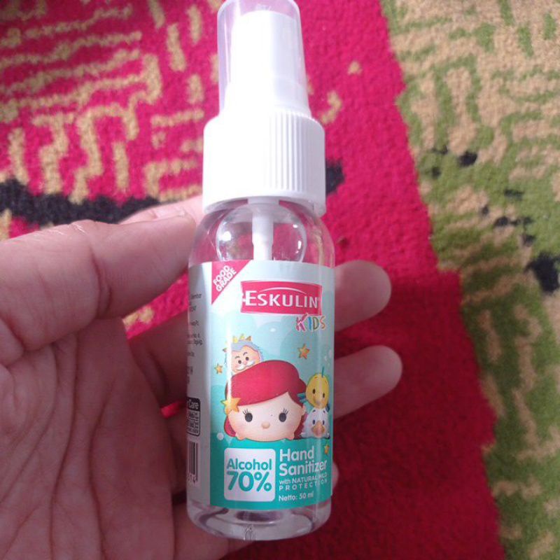 Eskulin Kids hand sanitizer spray 50ml