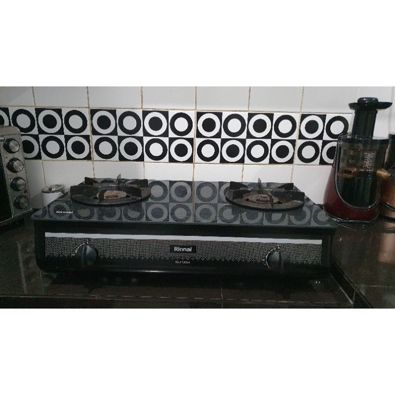 Rinnai RI 712GA (B) Kompor Gas 2 Tungku - Hitam Bekas