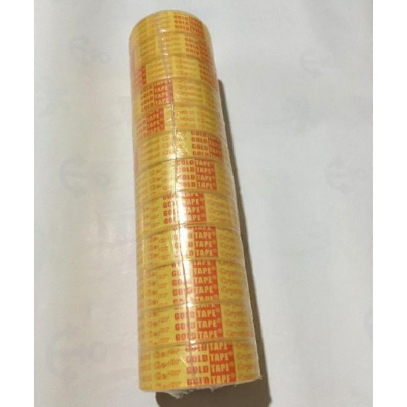 

1 ROLL [12 PCS] - ISOLASI KADO GOLDTAPE - SOLATIP KECIL GOLDTAPE