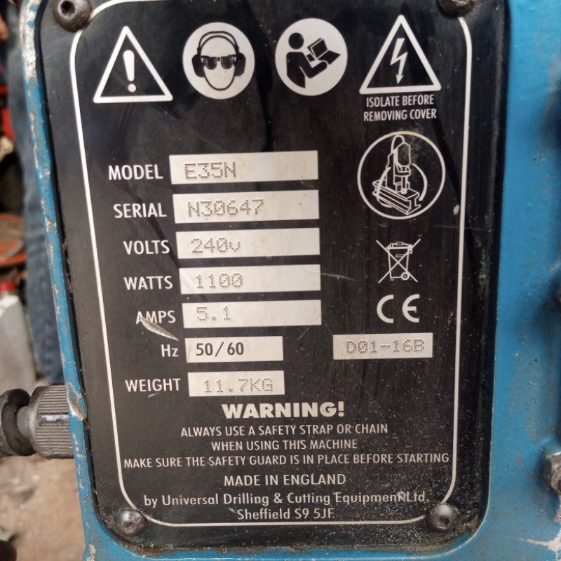 mesin bor maghnet jetbroach Unibor second good josss