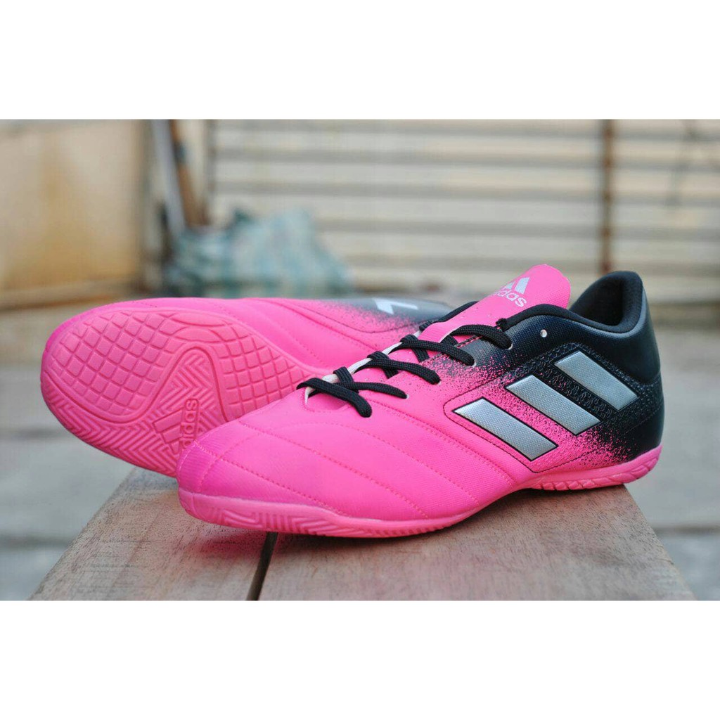 terjamin  SEPATU FUTSAL ADIDAS ACE 17.3 GRADE ORI #PINK BLACK