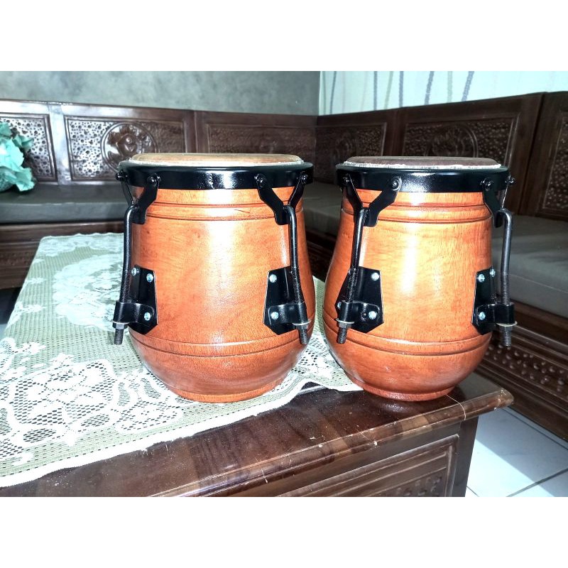 Kendang Kempul Kayu Nangka V4 Cat Besi