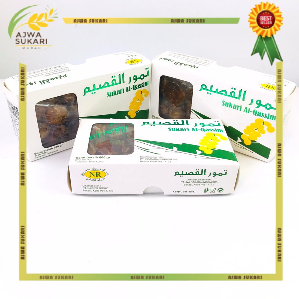 

KURMA SUKARI NR ALQASSIM 600GRAM