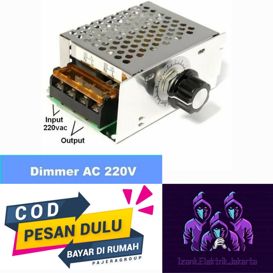 Dimmer AC 220V 4000 Watt Dimmer Ac 4000w 220v Dimmer Ac SCR 4000wat