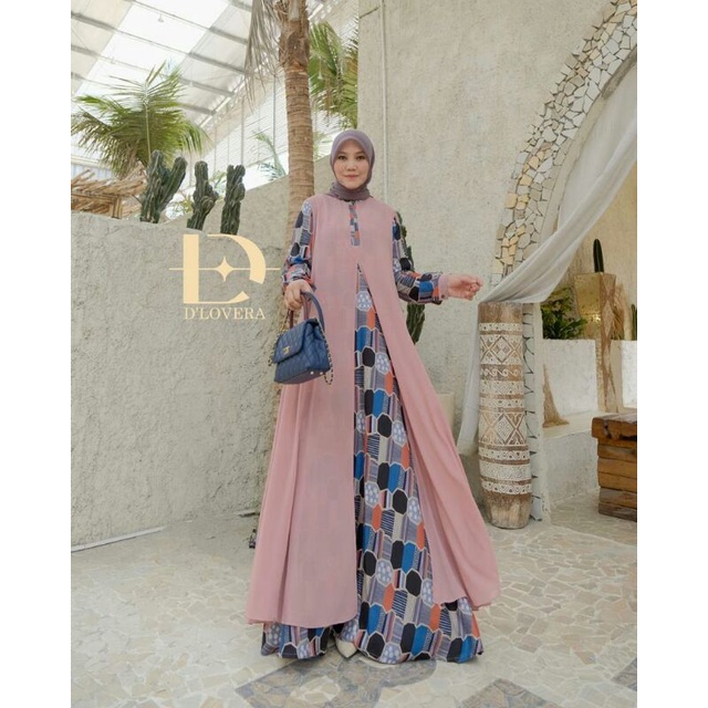 ZAHRA DRESS BY DLOVERA GAMIS SYAR'I PREMIUM TERBARU
