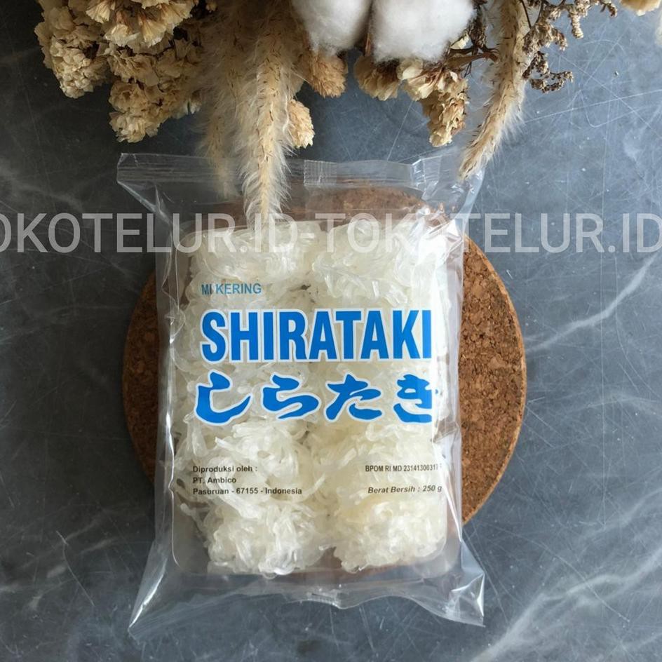 

Grosir Dry Shirataki Noodle (Mie Shirataki Kering) 250Gram isi 10