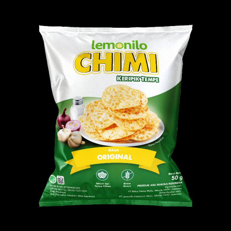 Lemonilo Chimi Keripik Tempe Renyah Enak Tanpa Bahan Pengawet 50 gram