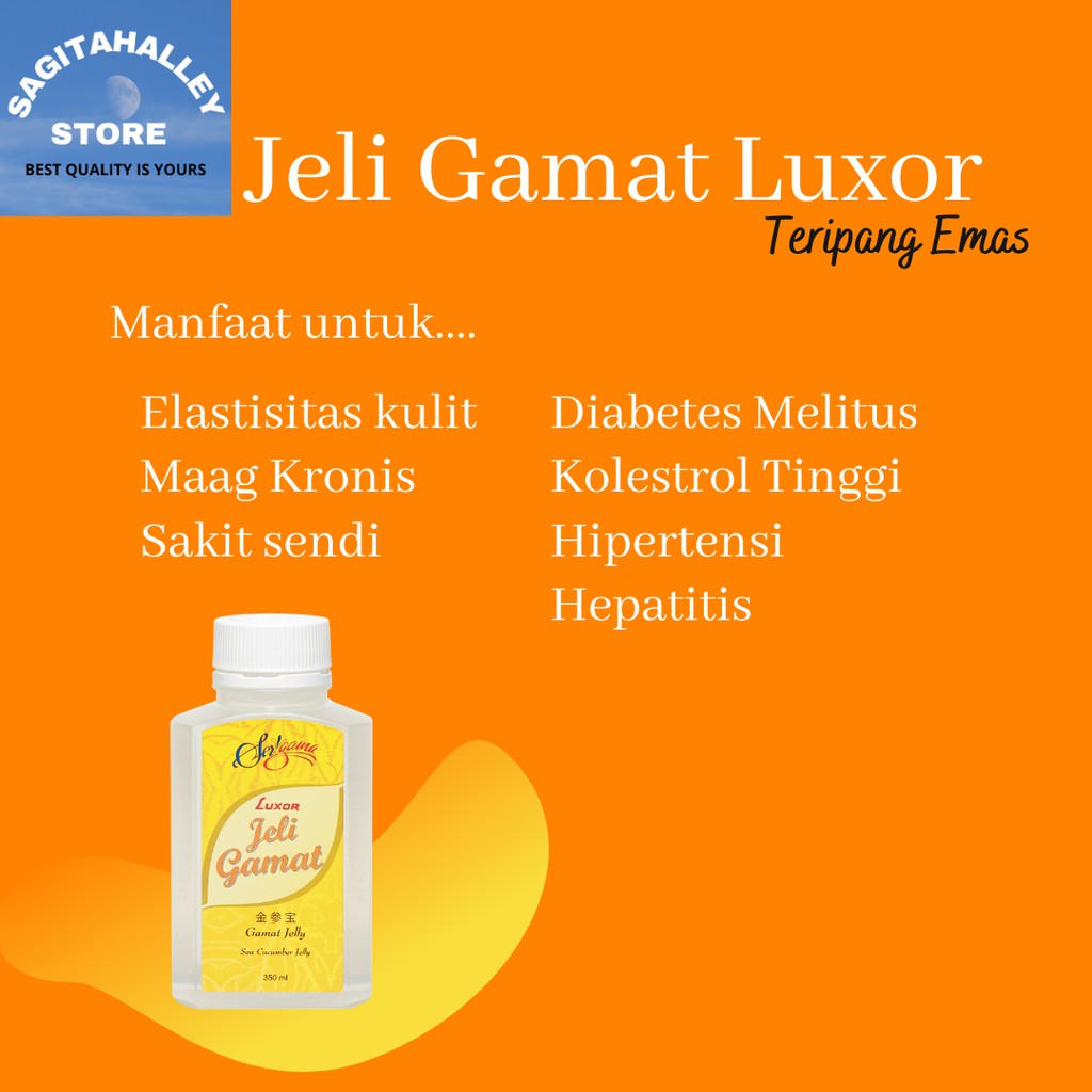 Luxor Jelly Gamat Jeli Gamat Luxor 350 Ml Asli Original Shopee Indonesia