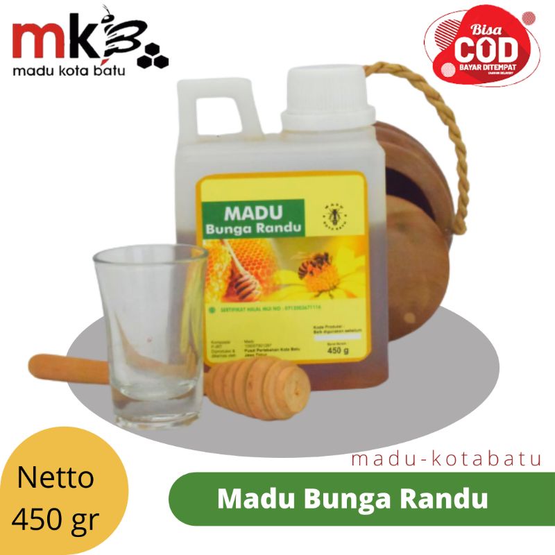 

Madu Asli Nektar Bunga Randu Netto 450 gr Madu-kotabatu