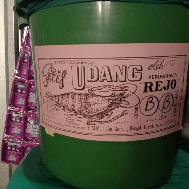 

Petis udang istimewah 1kg(gratis trasi 50gr+wadah)