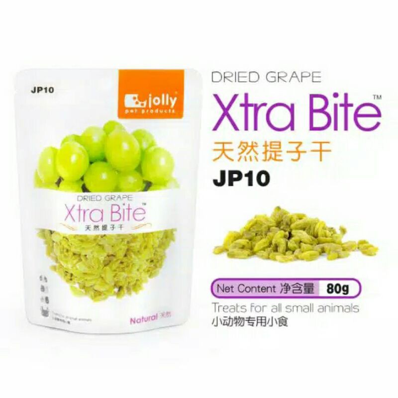 JP10 Jolly Dried Grape 80gr snack kelinci guinea pig sehat 80gr