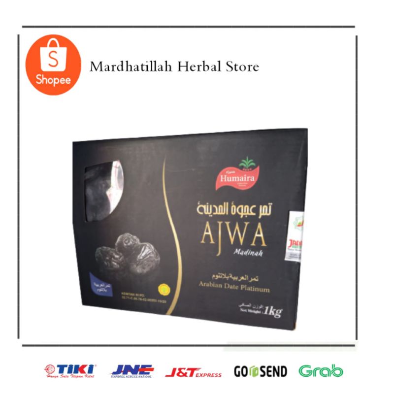 

Kurma Ajwa Madinah Humaira Jadied 1kg Kurma Kwalitas Premium