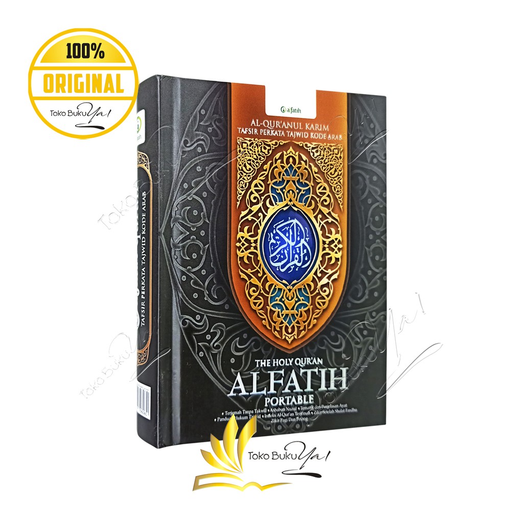 Al Quran Al Fatih B6 HC Portable Tafsir Perkata Tajwid Kode Arab