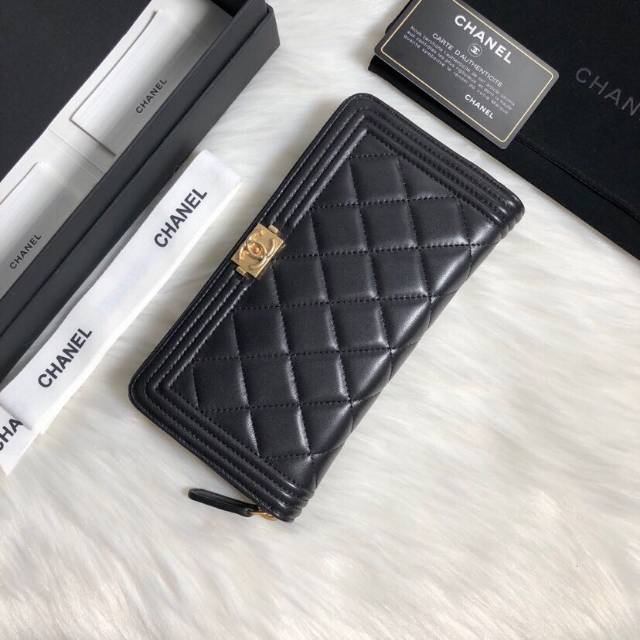 CHANEL BOY WALLET A80288 / DOMPET WANITA / SUPER MIRROR QUALITY