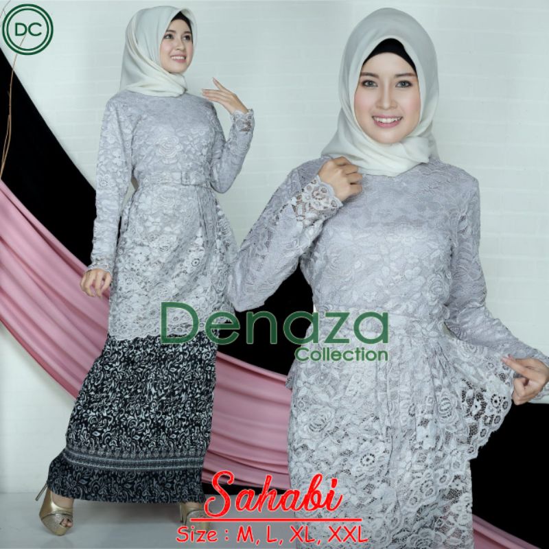 Permata Olshop / Kebaya Brokat Sahabi DZ / Kebaya Wisuda Modern / Baju Kondangan / Setelan Brukat