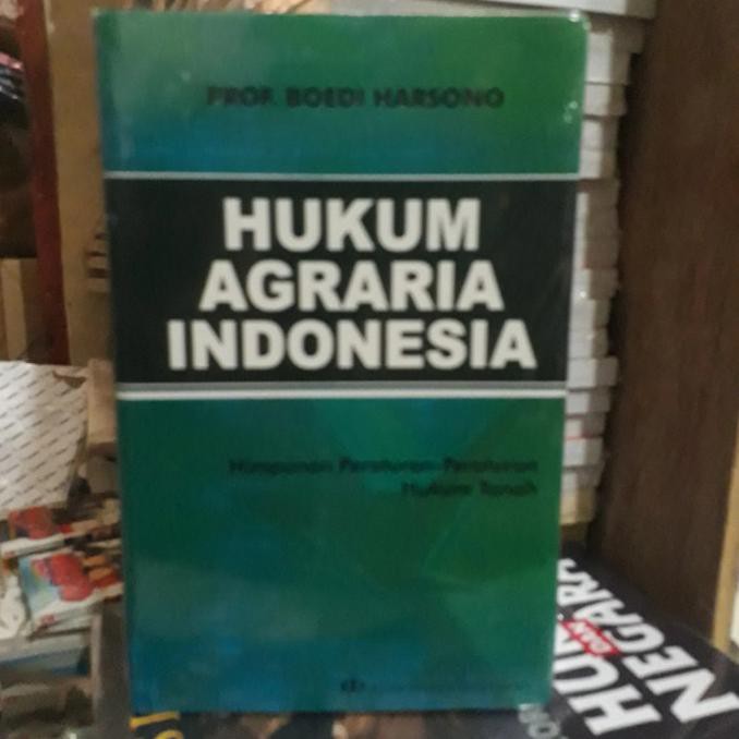 New Product / Hukum Agraria Di Indonesia By.Budi Harsono