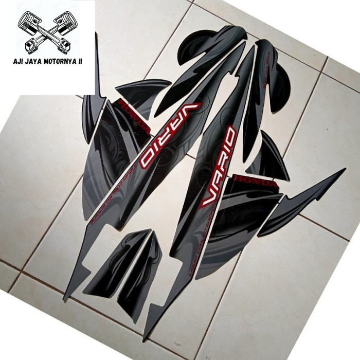 stiker motor vario cw 110 2010 hitam