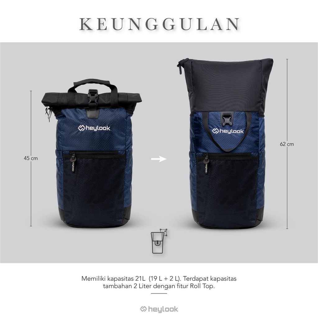 [BISA COD] Tas Ransel Laptop Kasual Punggung Tas Unisex Backpack Travelling Murah Size Besar