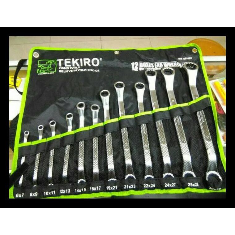 Jual KUNCI RING SET TEKIRO 8 32 / BOX END WRENCH TEKIRO 12 PCS 832