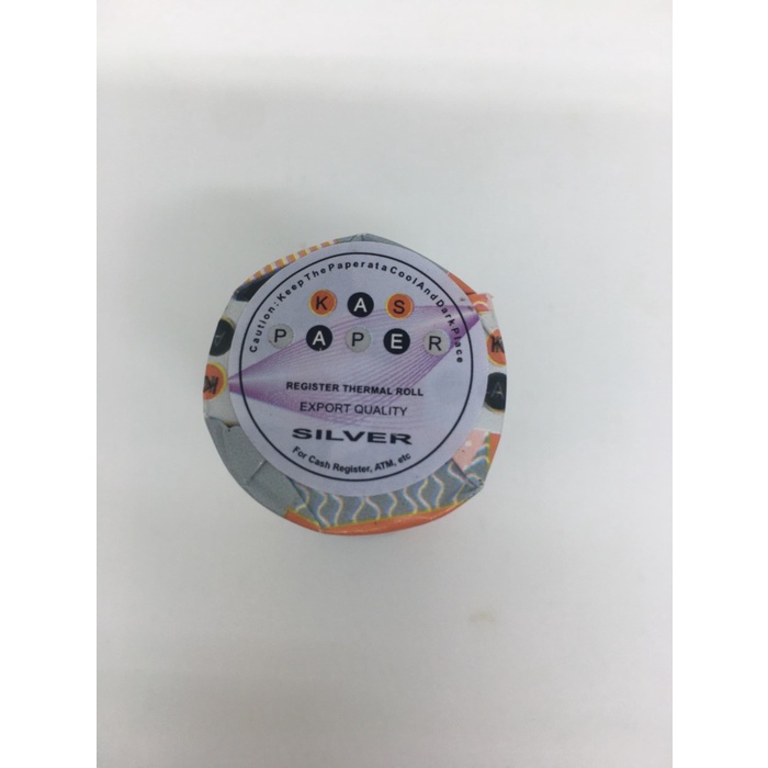 

kertas- paket thermal paper roll / kertas termal 57x30 kaspaper 100roll/1dus -kertas.