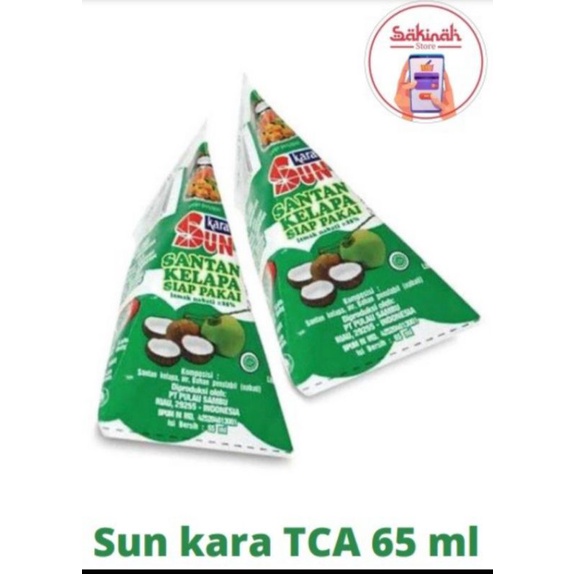 

3 pcs santan kelapa sun kara 68 ml