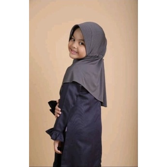 HIJAB ANAK/JILBAB TALI SERUT ANAK M/BERGO JERSEY PREMIUM/KERUDUNG INSTAN ANAK