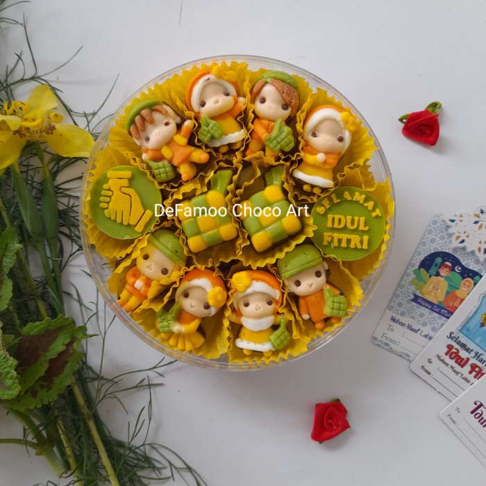 

Coklat Lebaran - Coklat Karakter Lebaran Tema Anak Muslim