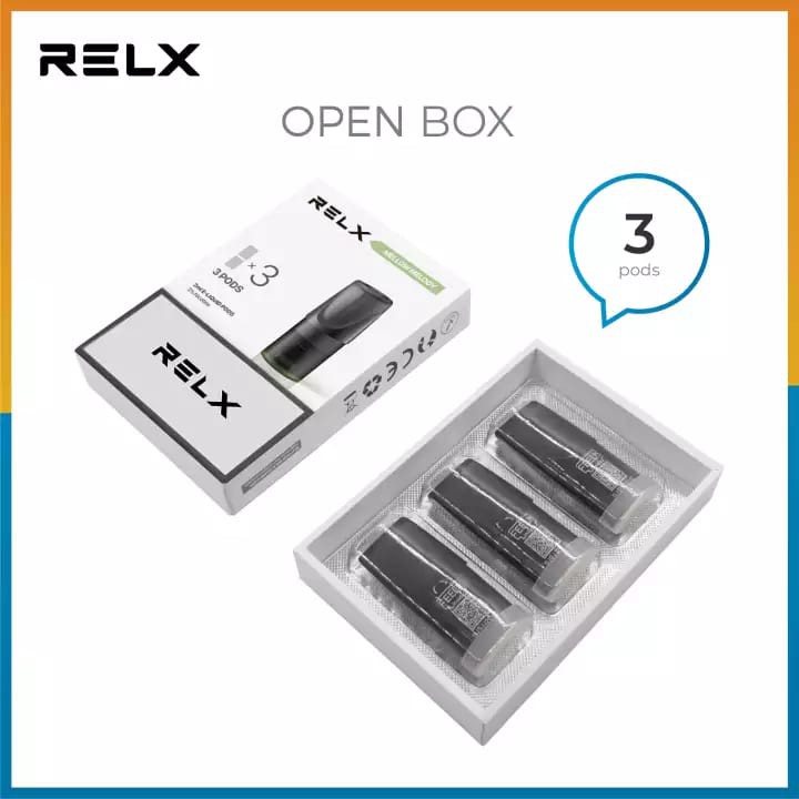 Semua Rasa All Flavors Relx Refill Pod Packs isi 3 untuk Classic