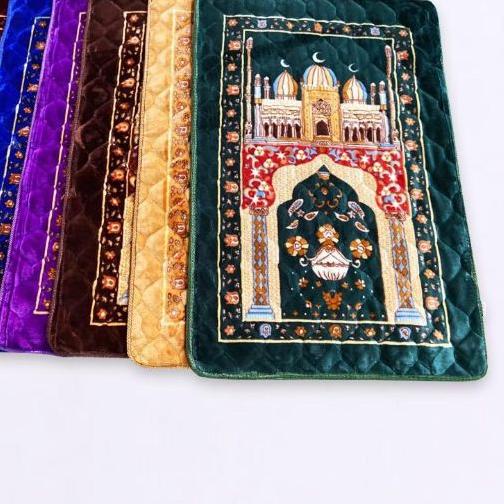 ➺ Sajadah Besar / sajadah empuk tebal / oleh oleh haji ♘