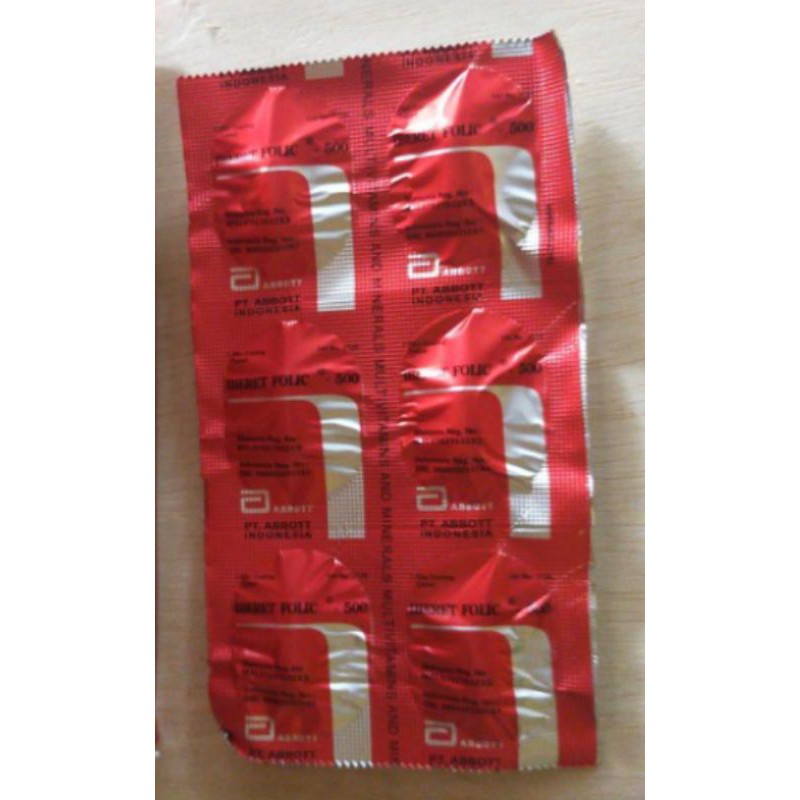 HARGA DI ATAS UNTUK 1 STRIP IBERET FOLIC 500MG ISI 6 TABLET