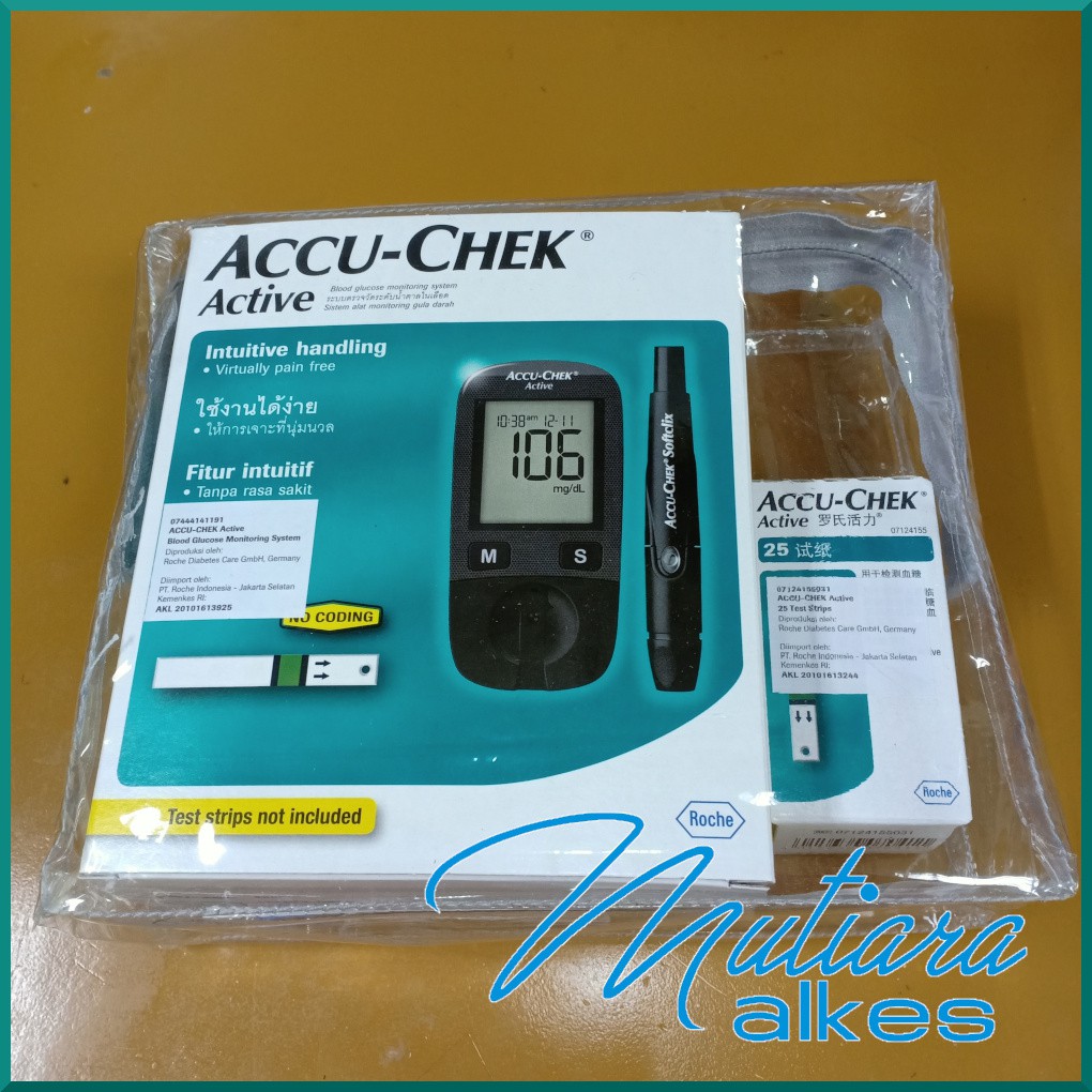 ACCUCHECK ACTIVE FAMILY PACK - ACCU-CHECK ACTIVE - ALAT TEST GULA DARAH