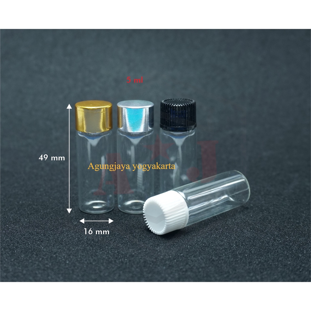 Botol Serum 5 ml Kaca Mini