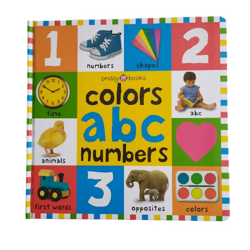 PRIDDY BIG BOARD BOOK - COLORS ABC NUMBERS