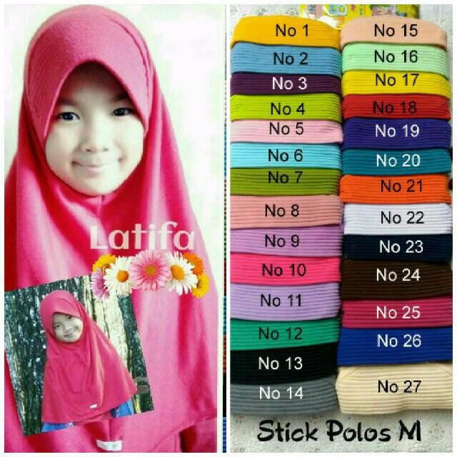 Paling Laris Jilbab Anak Ukuran SD Bergo polos Anak tanggung Jilbab Vania Jumbo